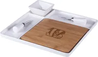 Picnic Time Cincinnati Bengals Peninsula Cutting Board and Serving Tray