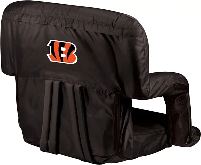 Picnic Time Cincinnati Bengals Black Reclining Stadium Seat