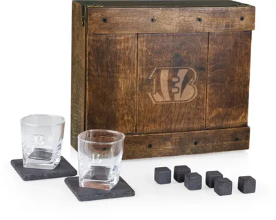 Picnic Time Cincinnati Bengals Whiskey Box Set