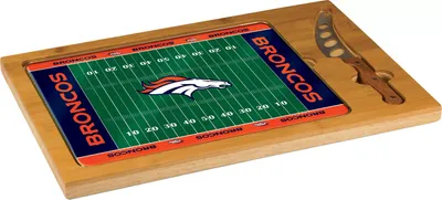 Picnic Time Denver Broncos Glass Top Cutting Board Set