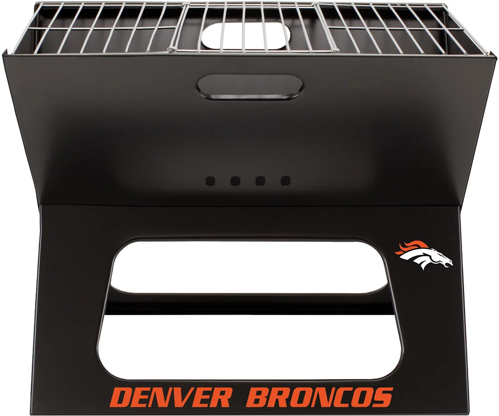 Picnic Time Denver Broncos Portable Charcoal BBQ X-Grill