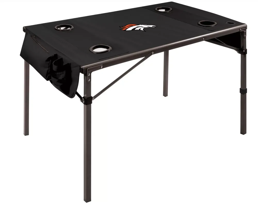 Picnic Time Denver Broncos Portable Travel Folding Table