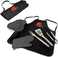 Picnic Time Cleveland Browns Apron Tote Pro Grill Set