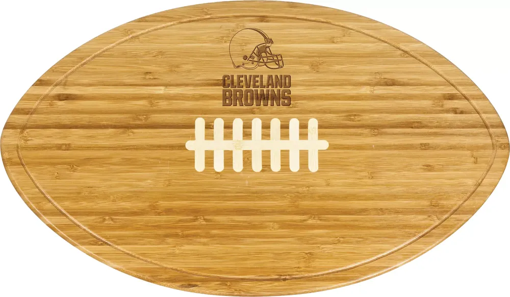 Picnic Time Cleveland Browns Football Shaped Cutting Board