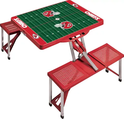 Picnic Time Kansas City Chiefs Folding Picnic Table with Seats