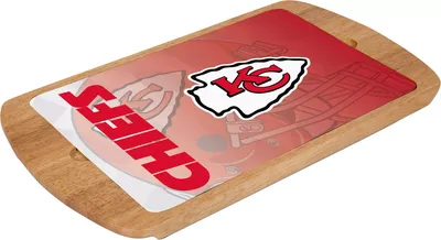 Picnic Time Kansas City Chiefs Billboard Glass Top Serving Tray