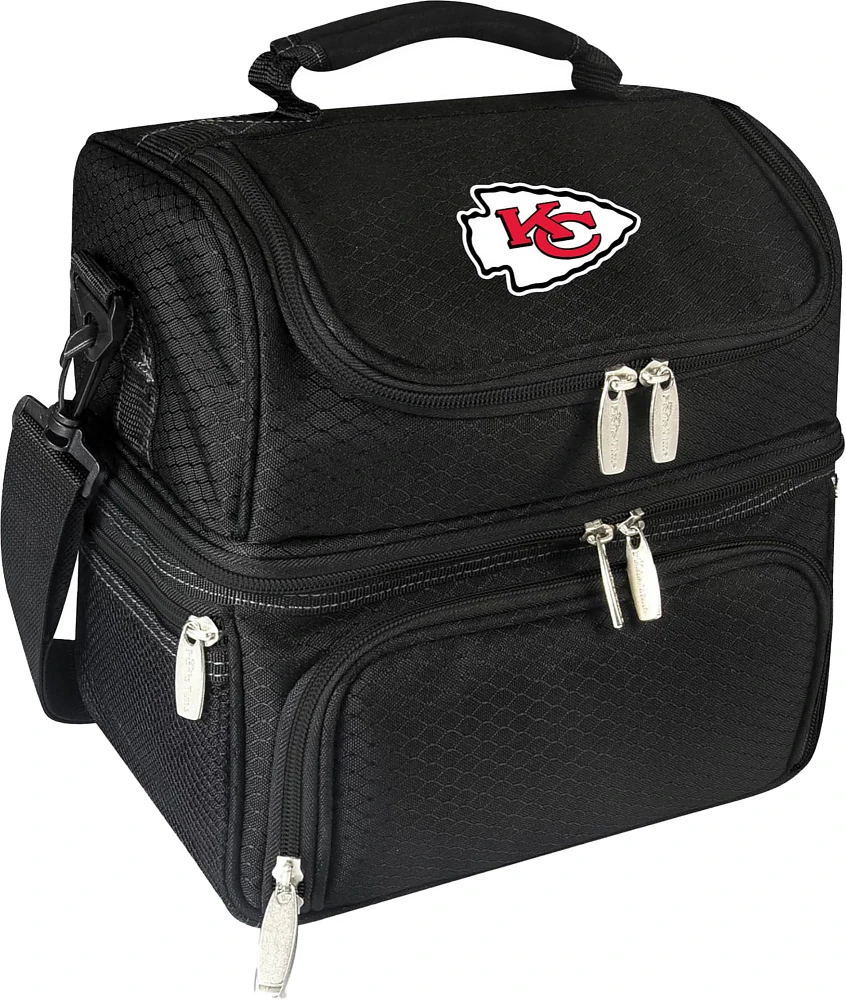 Picnic Time Kansas City Chiefs Black Pranzo Personal Lunch Cooler