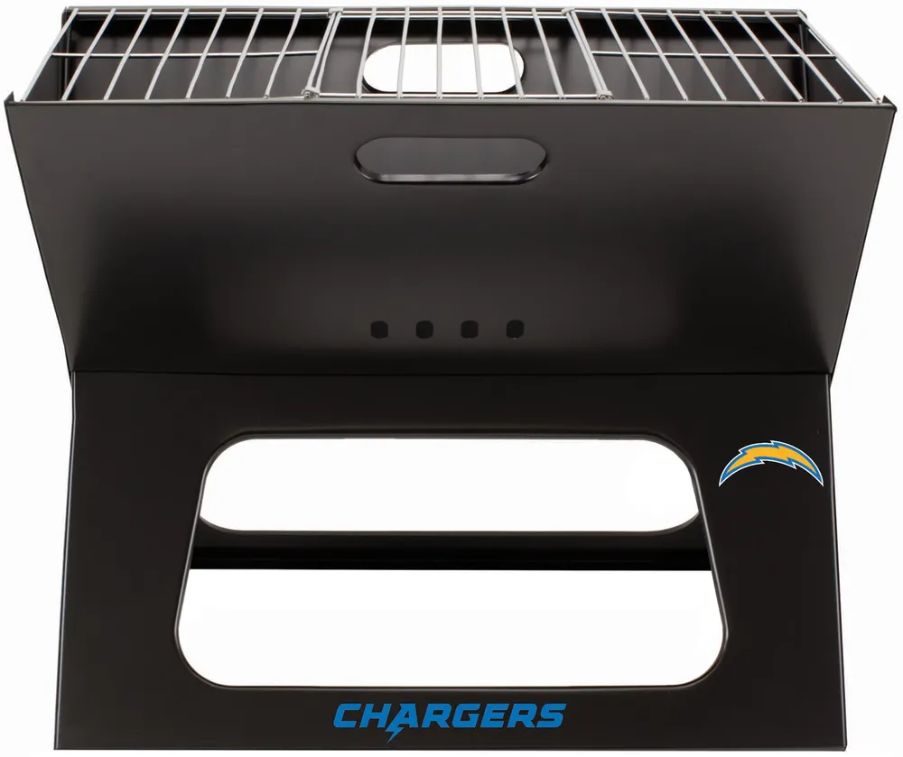 Picnic Time Los Angeles Chargers Portable Charcoal BBQ X-Grill