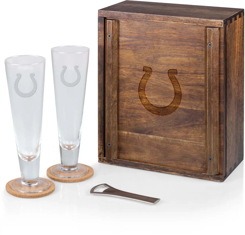 Picnic Time Indianapolis Colts Pilsner Beer Glass Box Set