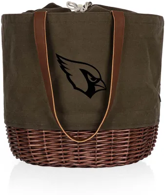 Picnic Time Arizona Cardinals Coronado Canvas and Willow Basket Tote