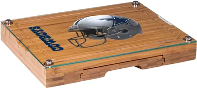 Picnic Time Dallas Cowboys Glass Top Cheese Board and Knife Set