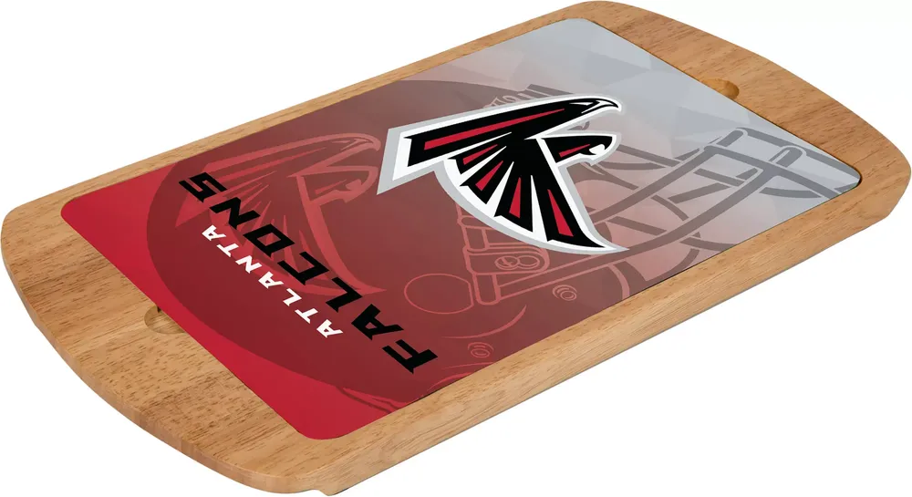 Picnic Time Atlanta Falcons Billboard Glass Top Serving Tray