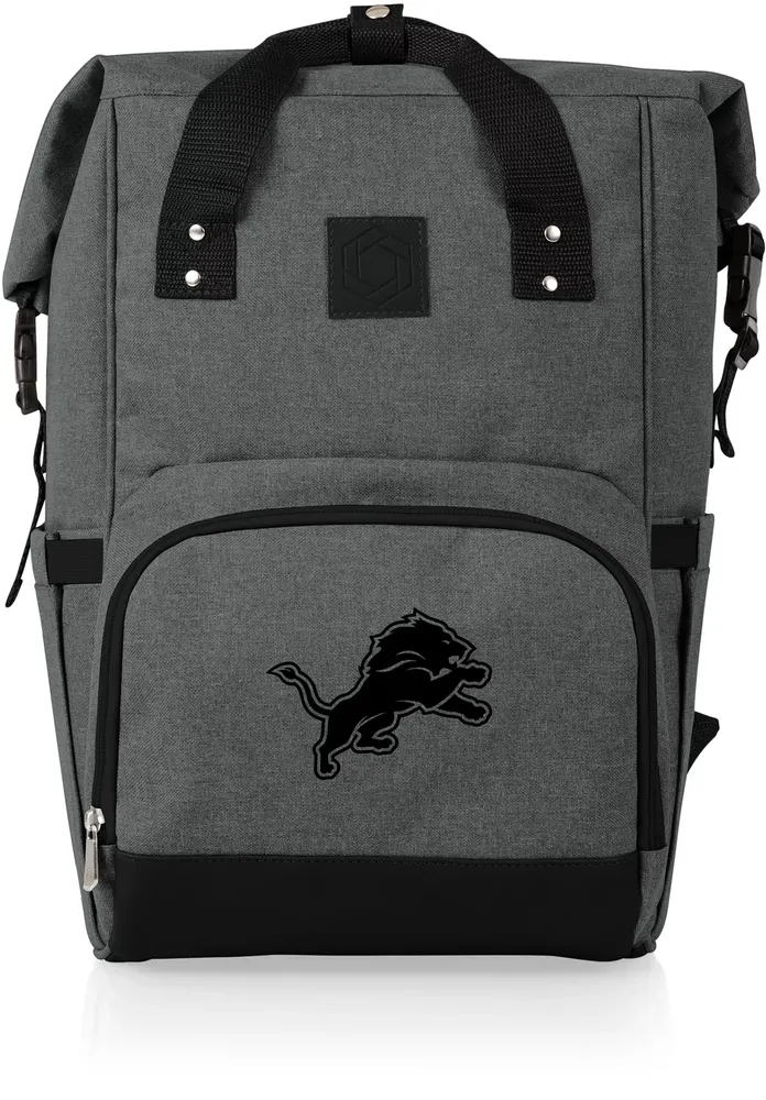 Picnic Time Detroit Lions OTG Roll-Top Cooler Backpack