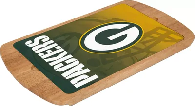 Picnic Time Green Bay Packers Billboard Glass Top Serving Tray