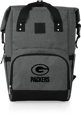 Picnic Time Green Bay Packers OTG Roll-Top Cooler Backpack