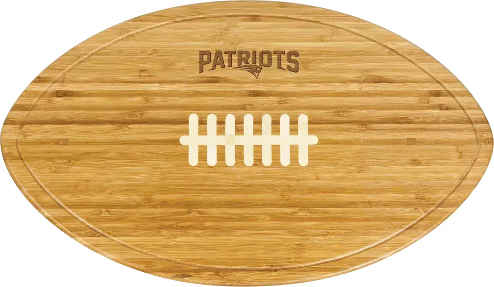 Picnic Time New England Patriots Football Shaped Cutting Board