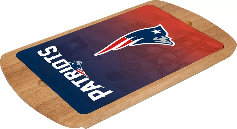 Picnic Time New England Patriots Billboard Glass Top Serving Tray