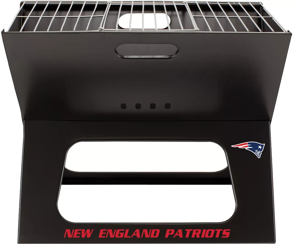 Picnic Time New England Patriots Portable Charcoal BBQ X-Grill