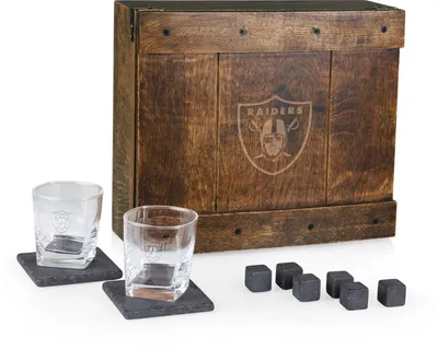 Picnic Time Las Vegas Raiders Whiskey Box Set