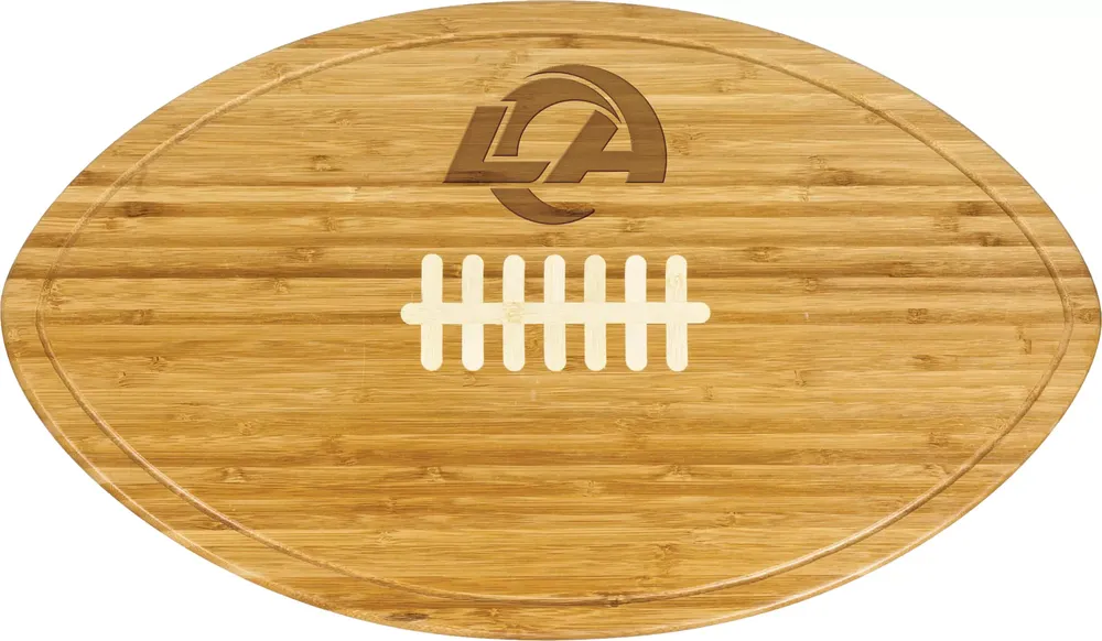 Picnic Time Los Angeles Rams Football Shaped Cutting Board