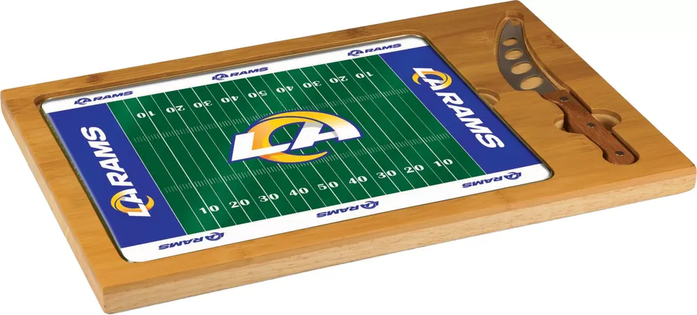 Picnic Time Los Angeles Rams Glass Top Cutting Board Set