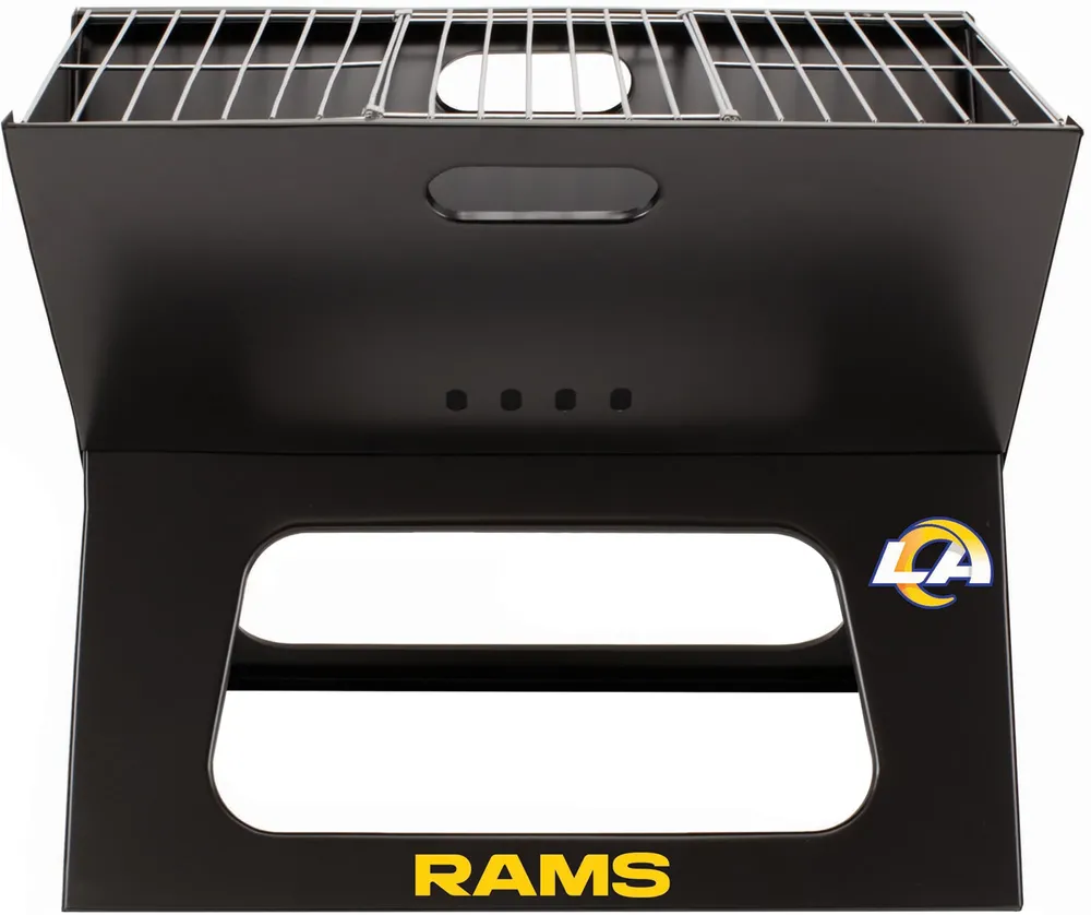 Picnic Time Los Angeles Rams Portable Charcoal BBQ X-Grill