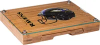 Picnic Time Baltimore Ravens Glass Top Cheese Board and Knife Set