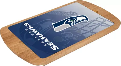 Picnic Time Seattle Seahawks Billboard Glass Top Serving Tray