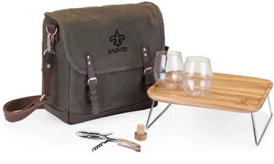 Picnic Time New Orleans Saints Adventure Wine Tote