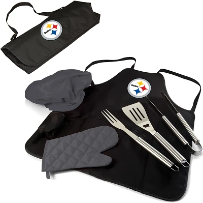 Picnic Time Pittsburgh Steelers Apron Tote Pro Grill Set