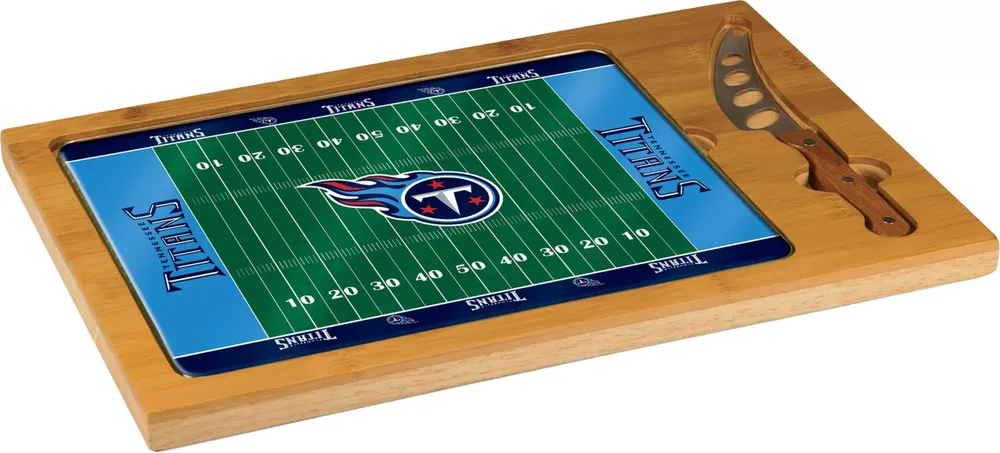 Picnic Time Tennessee Titans Glass Top Cutting Board Set