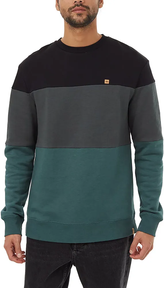 tentree Men's Treefleece Blocked Crewneck Sweatshirt