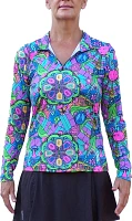 Pickleball Bella Women's Bella Sports Groovy 1/4 Zip Pullover