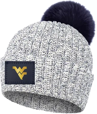 Love Your Melon West Virginia Mountaineers Grey Speckled Pom Knit Beanie