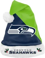 FOCO Seattle Seahawks Santa Hat