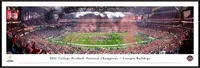 Blakeway Panoramas Georgia Bulldogs 2022 NCAA College Football Champions Standard Framed Picture
