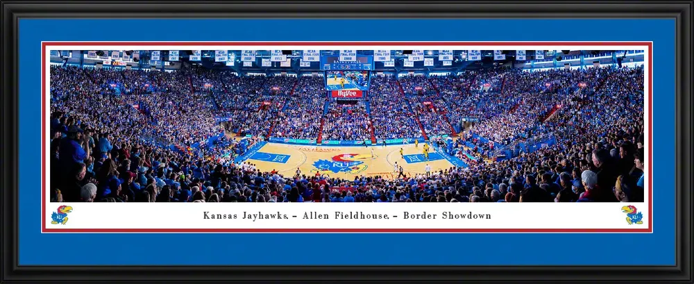 Blakeway Panoramas Kansas Jayhawks Deluxe Framed Picture