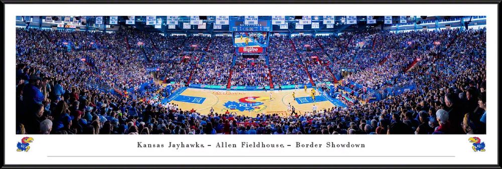 Blakeway Panoramas Kansas Jayhawks Standard Framed Picture