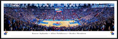 Blakeway Panoramas Kansas Jayhawks Standard Framed Picture