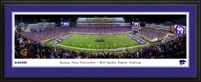 Blakeway Panoramas Kansas State Wildcats Deluxe Framed Picture