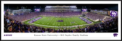 Blakeway Panoramas Kansas State Wildcats Standard Framed Picture