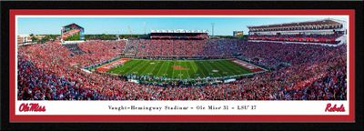 Blakeway Panoramas Ole Miss Rebels Select Framed Picture