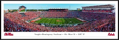 Blakeway Panoramas Ole Miss Rebels Standard Framed Picture