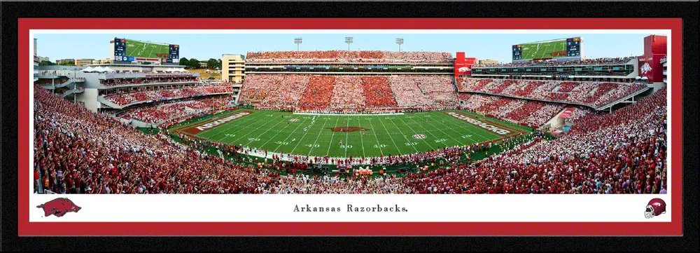 Blakeway Panoramas Arkansas Razorbacks Select Framed Picture