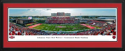 Blakeway Panoramas Arkansas State Red Wolves Deluxe Framed Picture