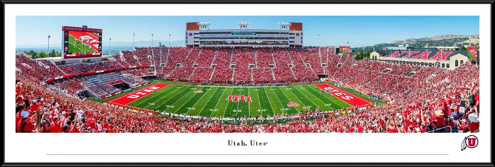 Blakeway Panoramas Utah Utes Standard Framed Picture