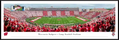 Blakeway Panoramas Wisconsin Badgers Standard Framed Picture
