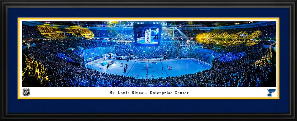 Blakeway St. Louis Blues Deluxe Panoramic Double Mat Photo Frame