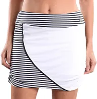 SwingDish Women's 16" Olivia Stripe Golf Skort