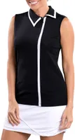 SwingDish Women's Kelly Sleeveless Golf Polo